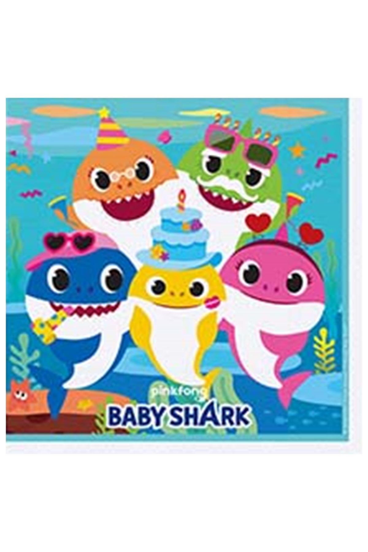 Baby Shark Kağıt Peçete 33x33 cm 16'lı
