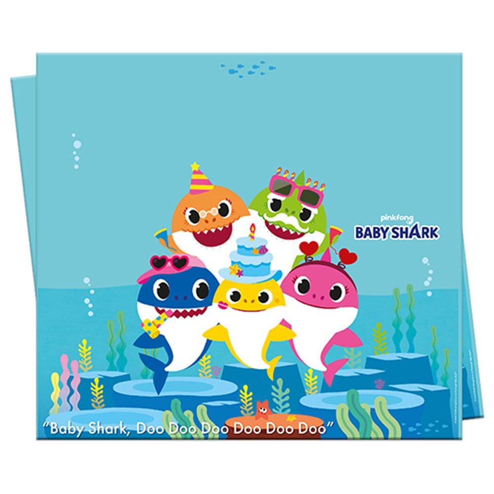 Baby Shark Plastik Masa Örtüsü 120x180 cm