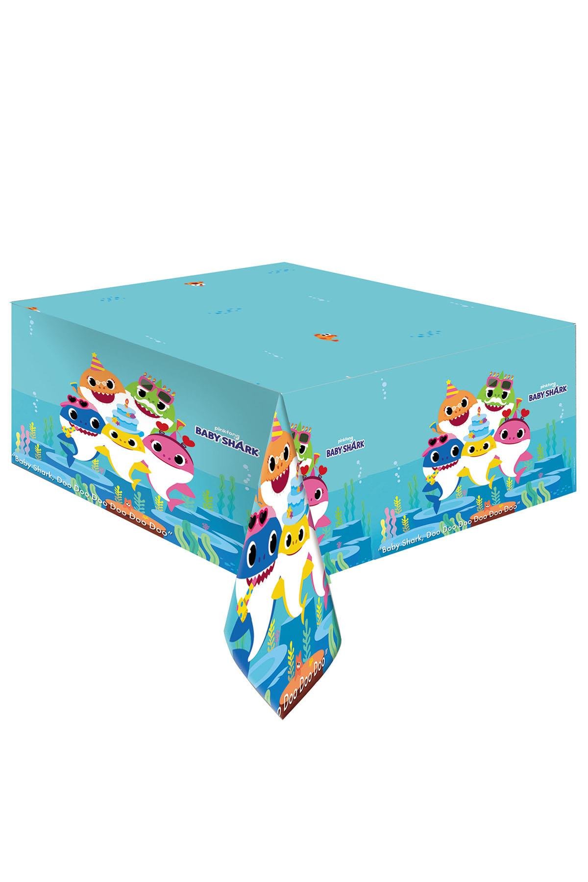 Baby Shark Plastik Masa Örtüsü 120x180 cm