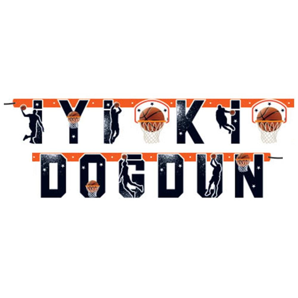Basketbol İyi ki Doğdun Harf Afiş