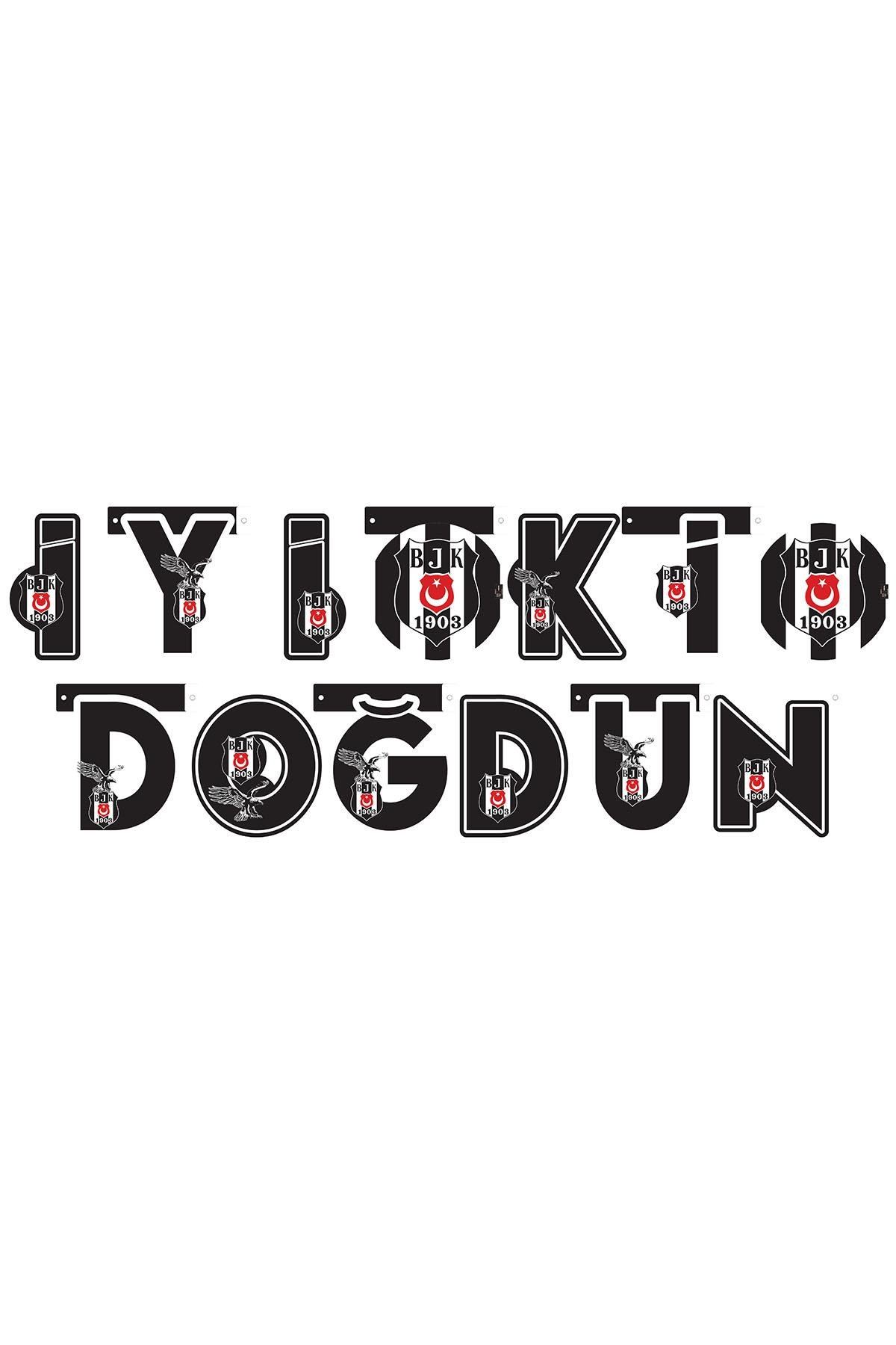 Beşiktaş İyi ki Doğdun Harf Afiş