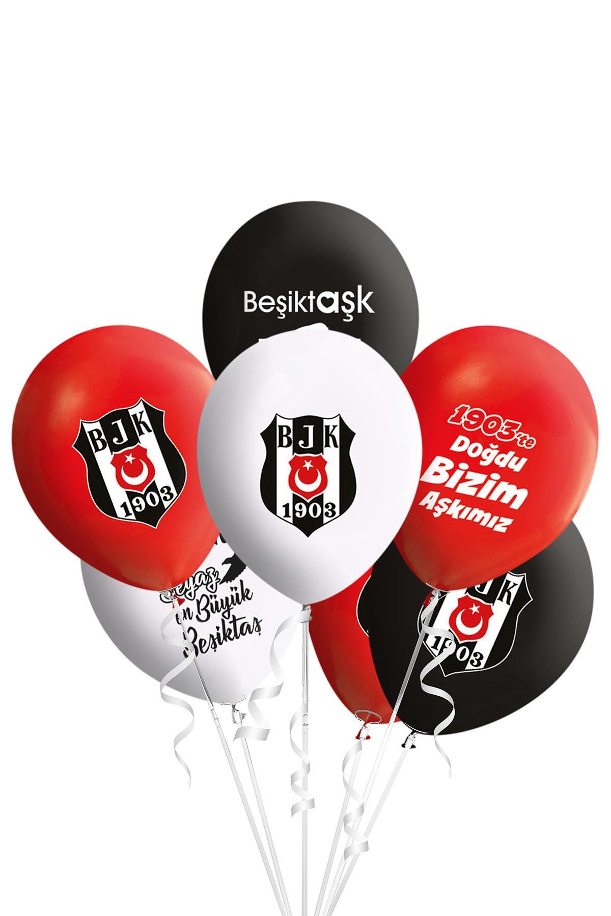 Beşiktaş Lisanslı Lateks Balon 10'lu