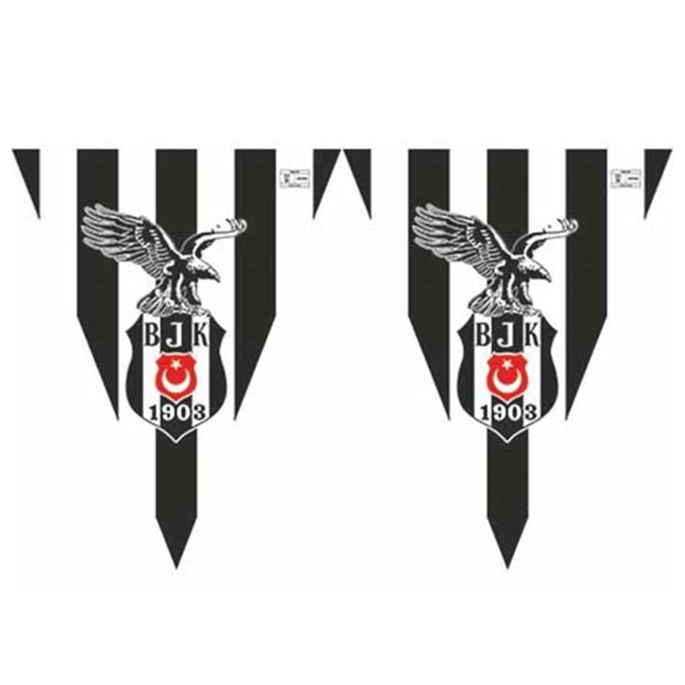 Beşiktaş Lisanslı Üçgen Bayrak Afiş