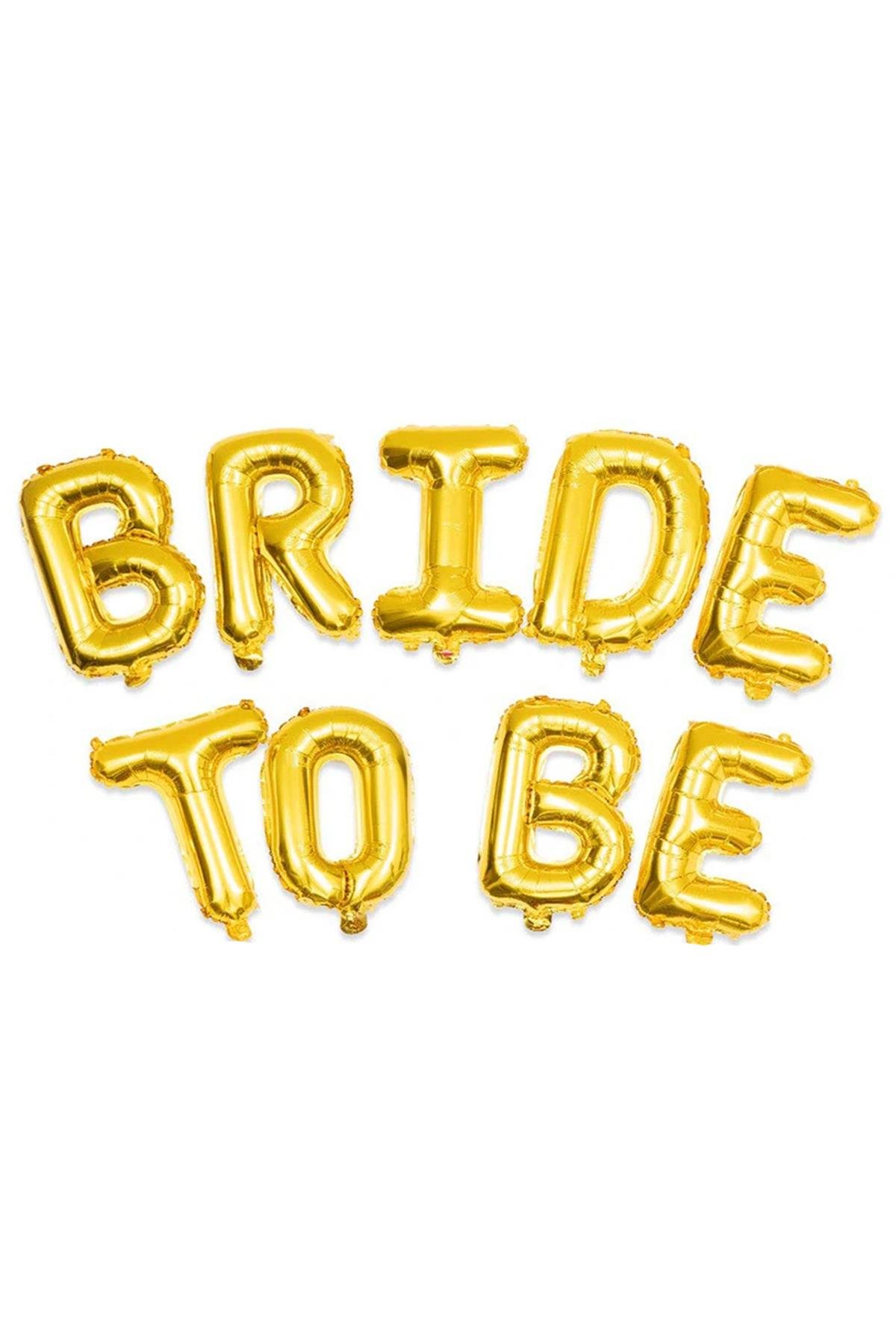Bride To Be Altın Folyo Balon Set