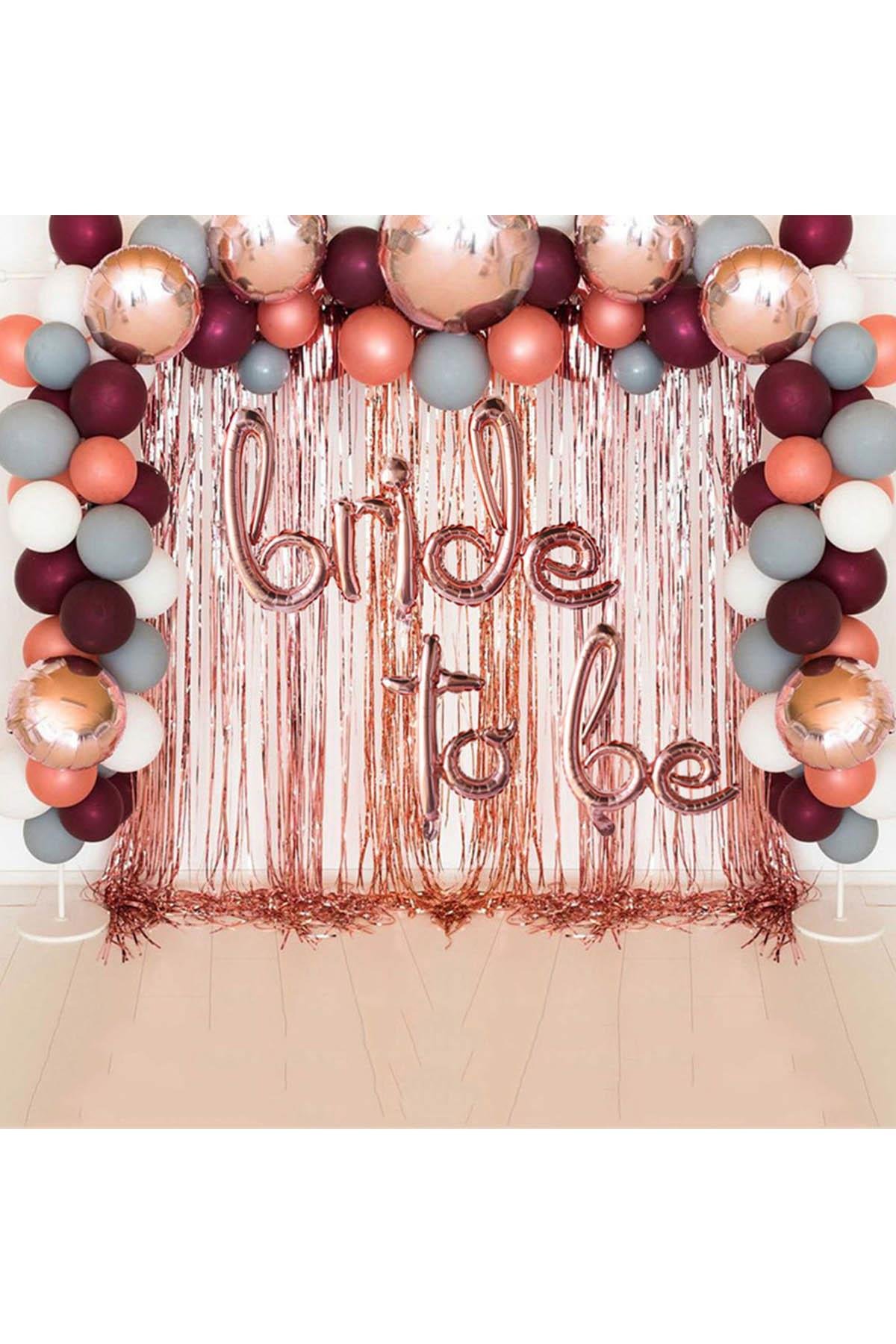 Bride To Be İtalik Folyo Balon Rose Gold