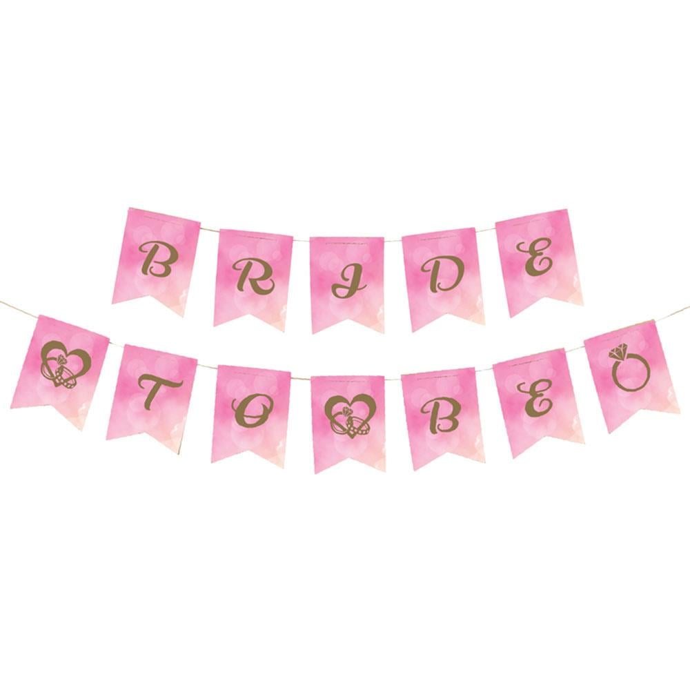 Bride To Be Temalı Harf Afiş