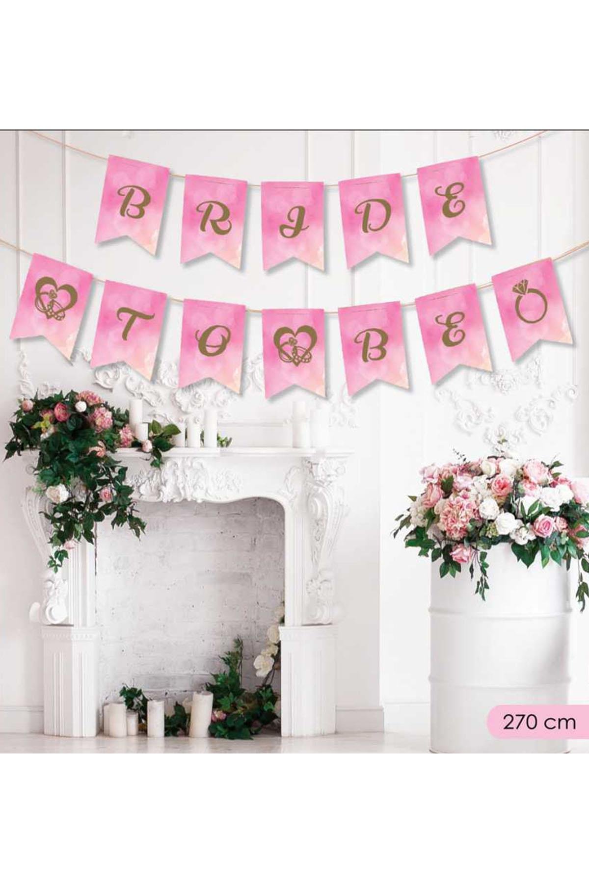 Bride To Be Temalı Harf Afiş