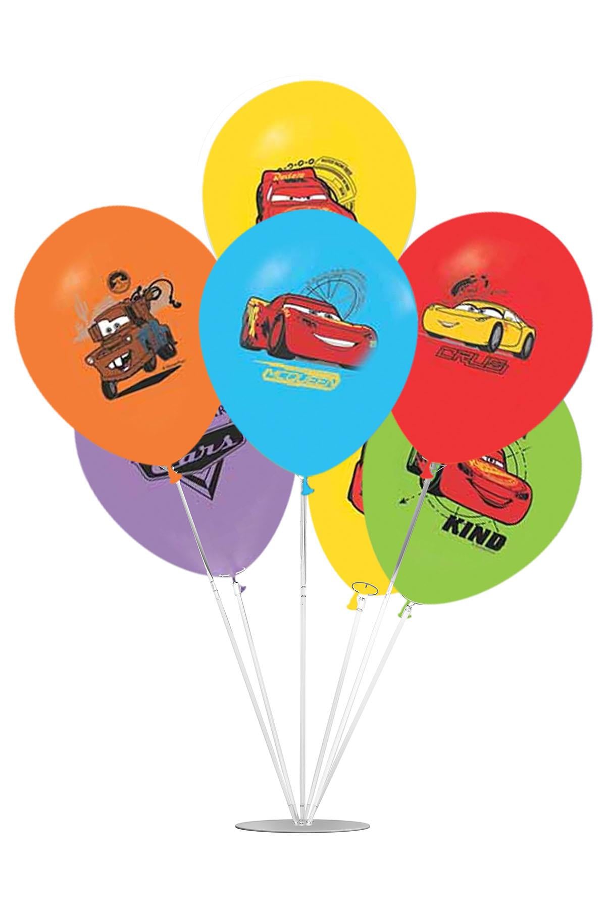 Cars 3 Balonlu Stand Set 7'li