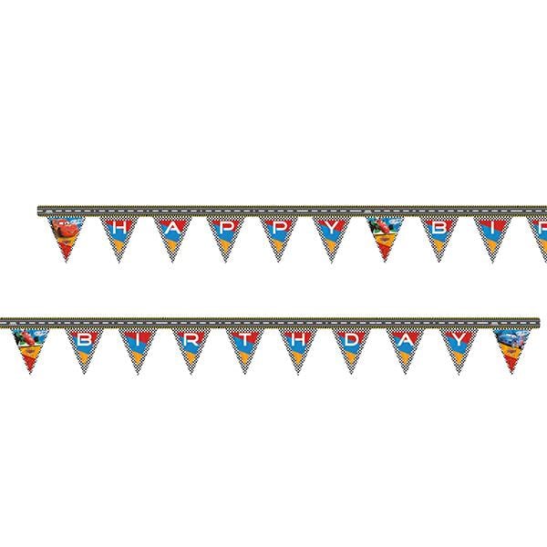 Cars Formula Happy Birthday Harf Afiş