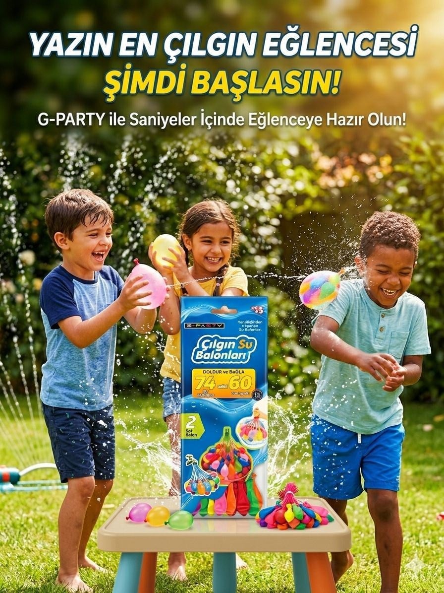 Çılgın Su Balonu Sihiirbazı 74'lü