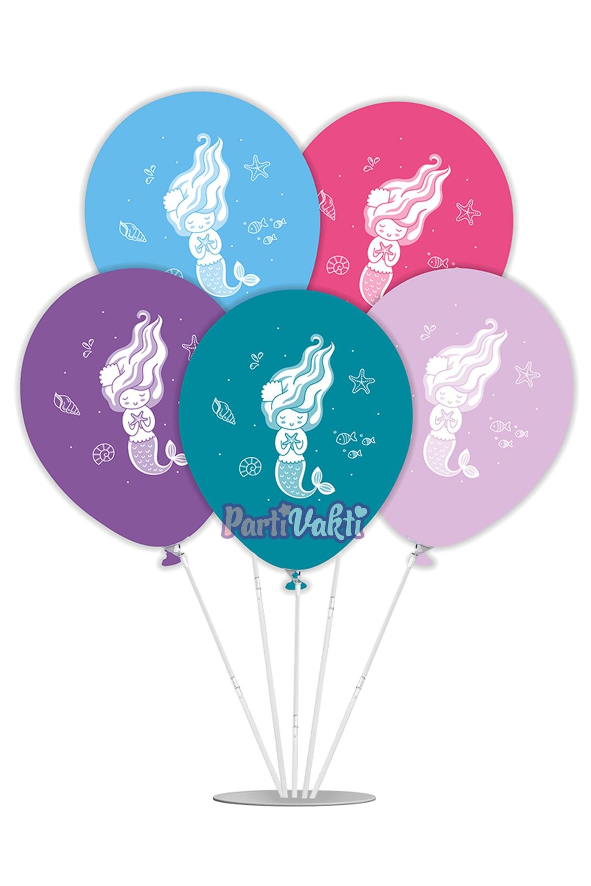 Deniz Kızı Balonlu Stand Set 7'li