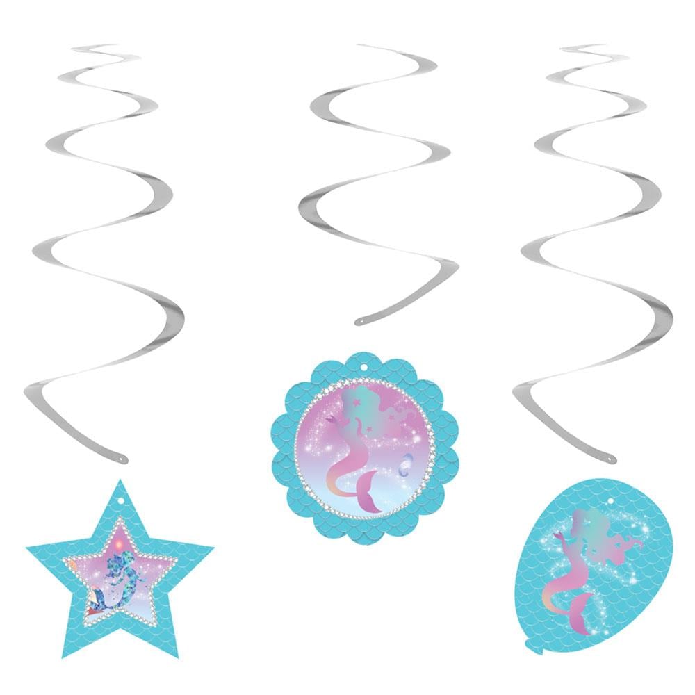 Deniz Kızı Temalı Sarkıt Süs 6'lı