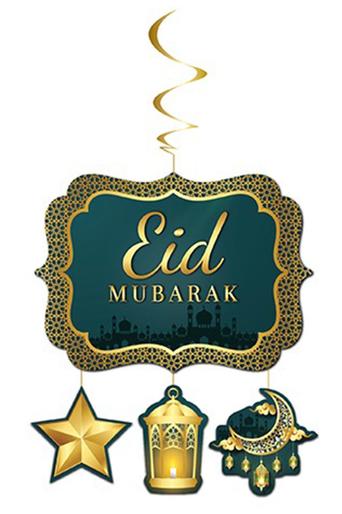 Eid Mubarak Temalı Tavan Süs