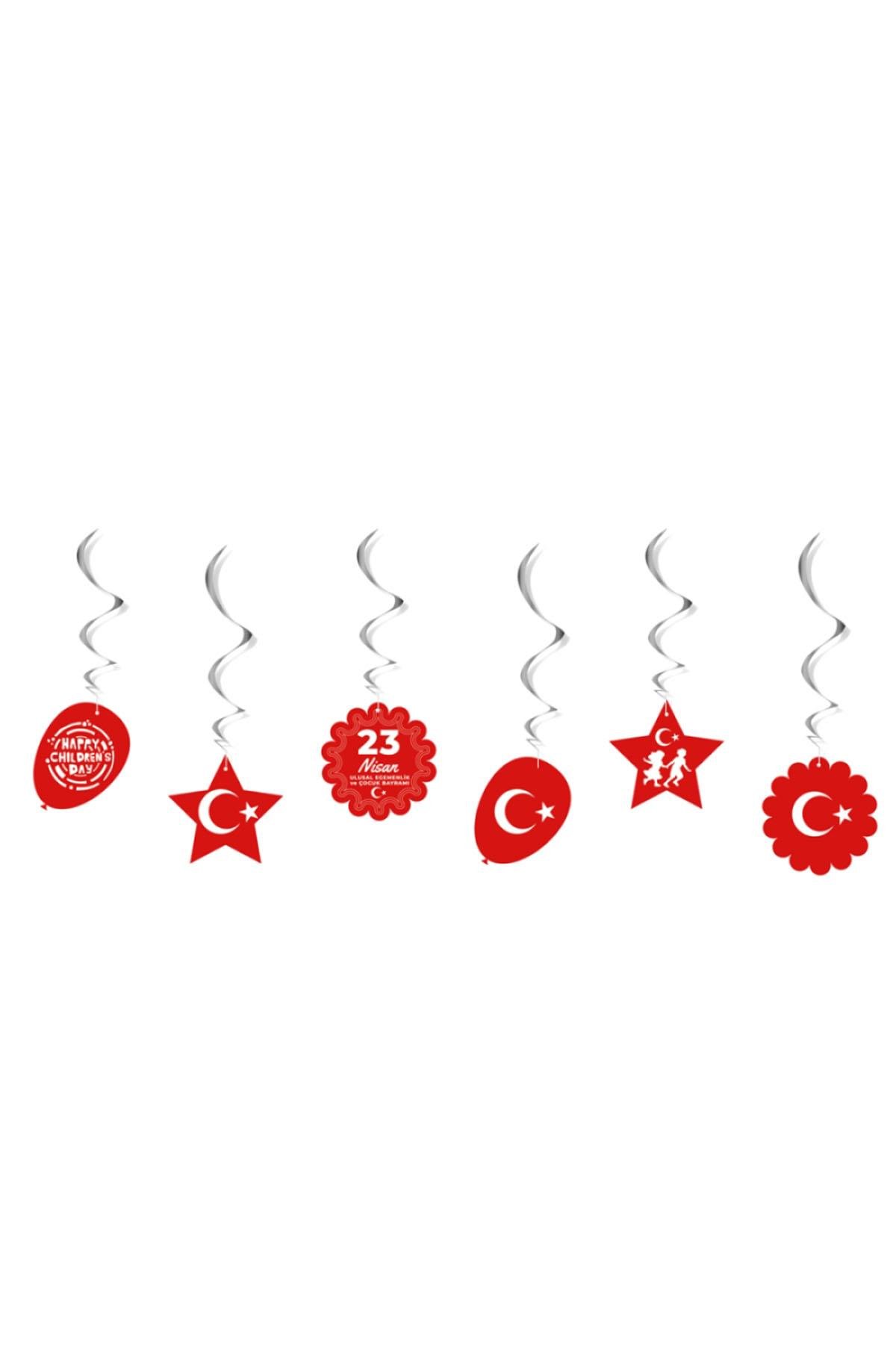 En Güzel Bayram 23 Nisan Sarkıt Süs 6'lı