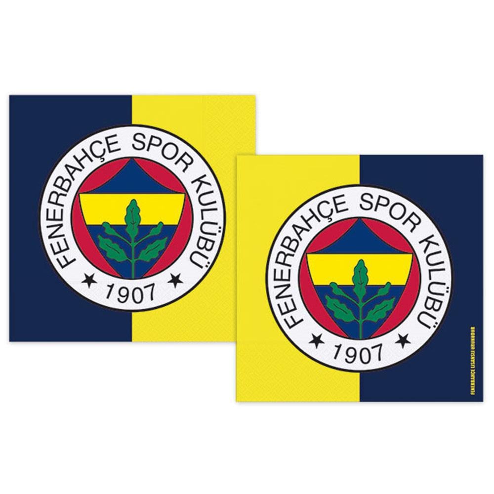 Fenerbahçe Kağıt Peçete 33x33 cm 16'lı