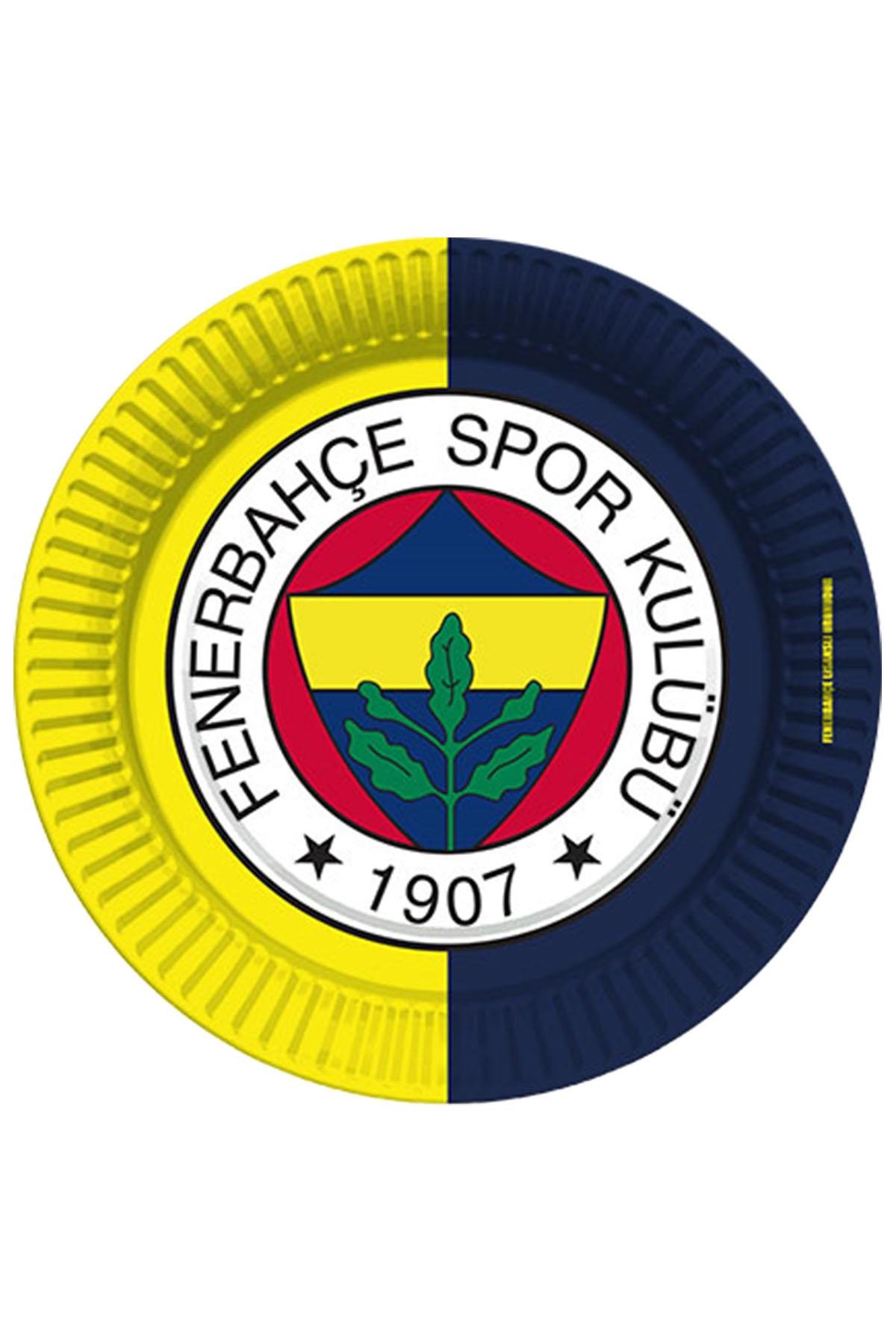Fenerbahçe Karton Tabak 23 cm 8'li