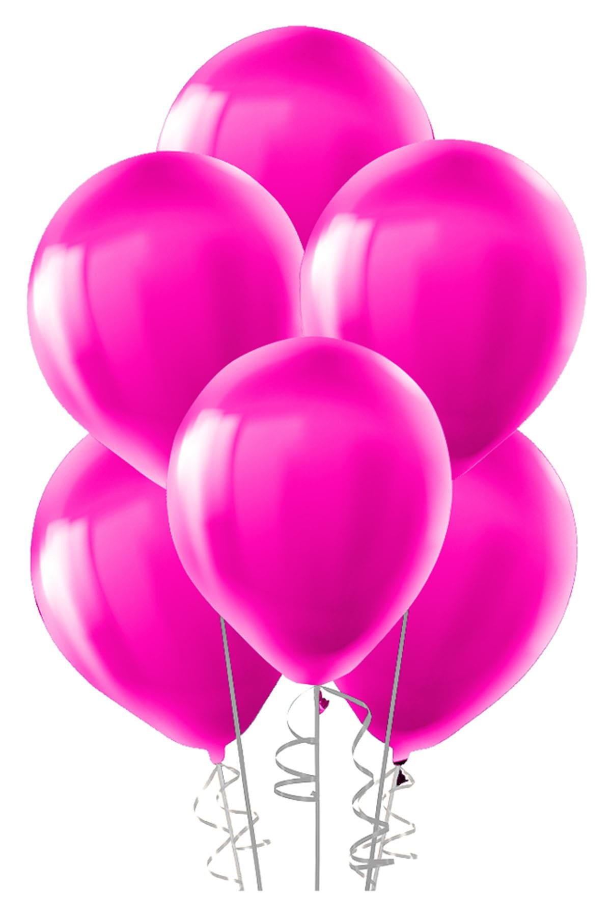 Fuşya Lateks Balon 10'lu