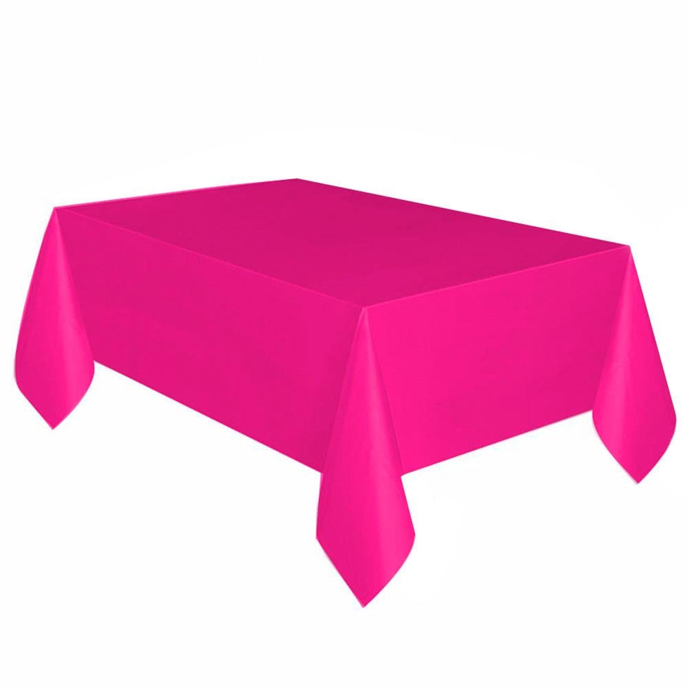 Fuşya Plastik Masa Örtüsü 137x270 cm