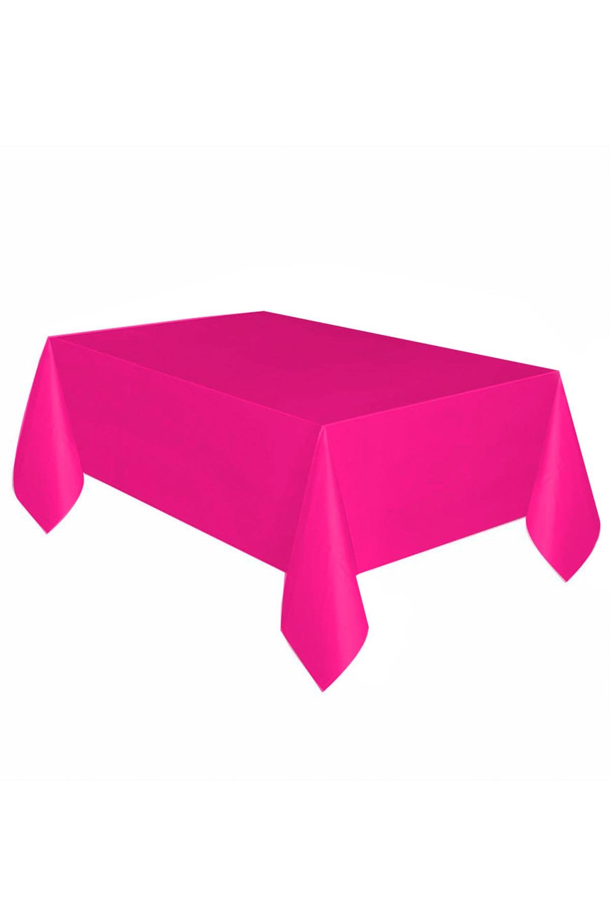 Fuşya Plastik Masa Örtüsü 137x270 cm