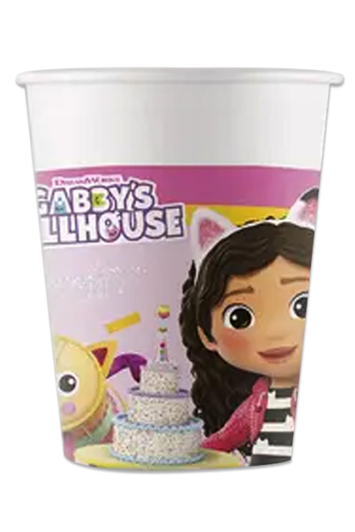 Gabby's Dollhouse Karton Bardak 8'li
