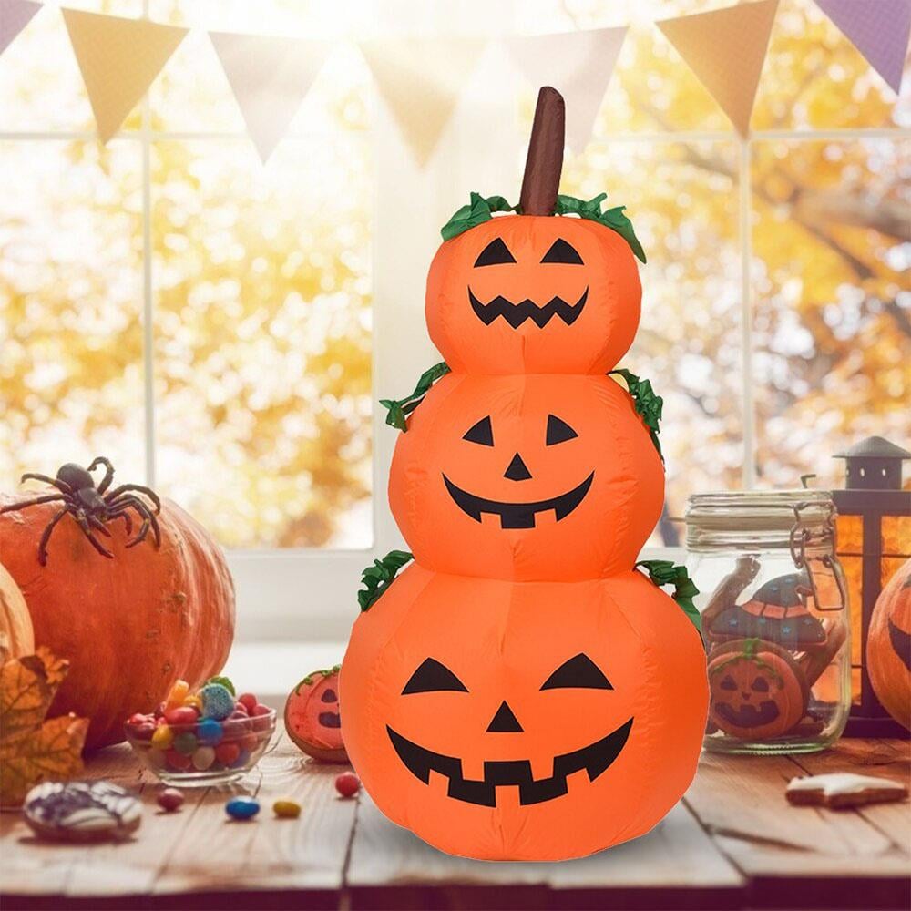 Halloween Balkabağı 3'lü Şişme Dekor Balon