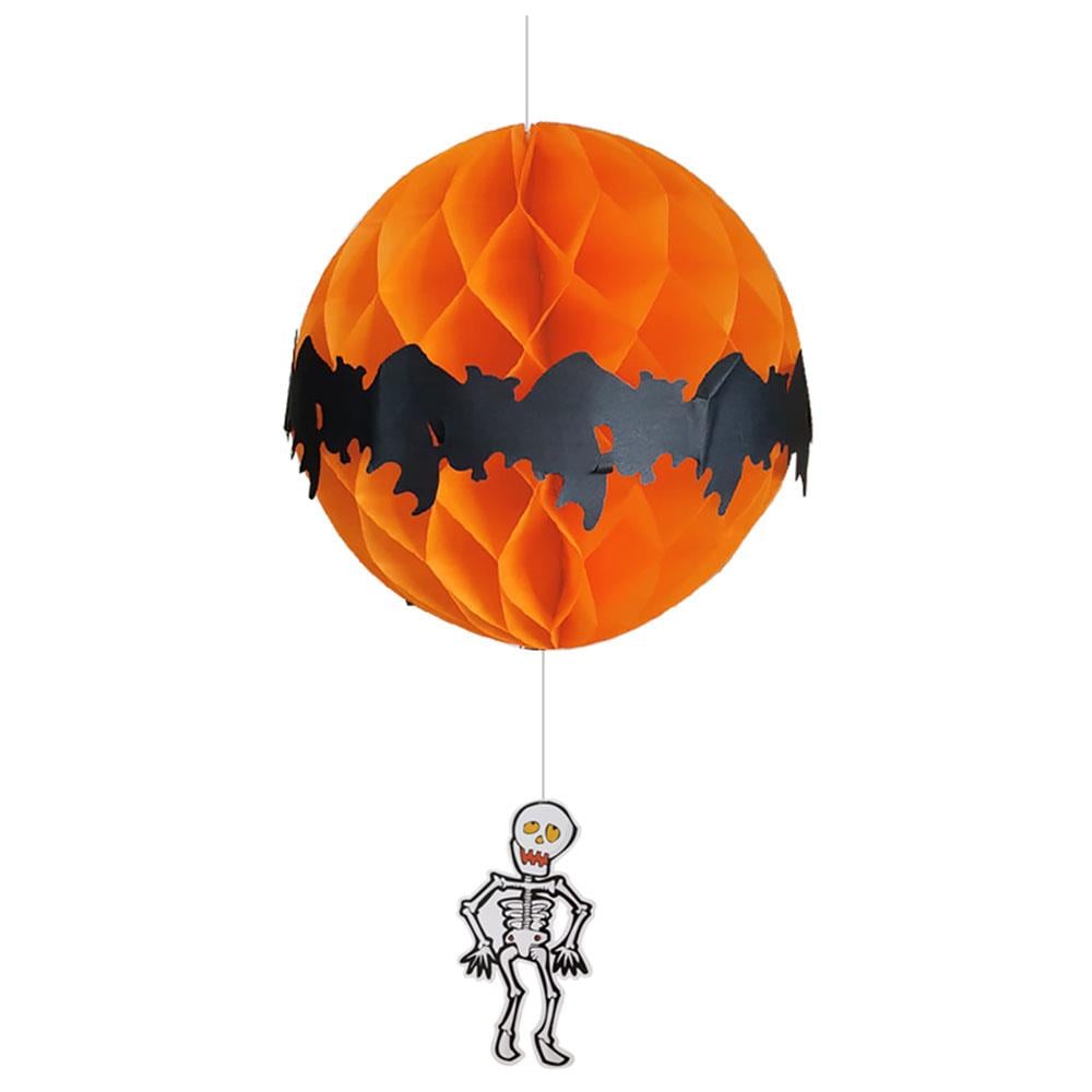 Halloween İskelet Figürlü Petek Süs