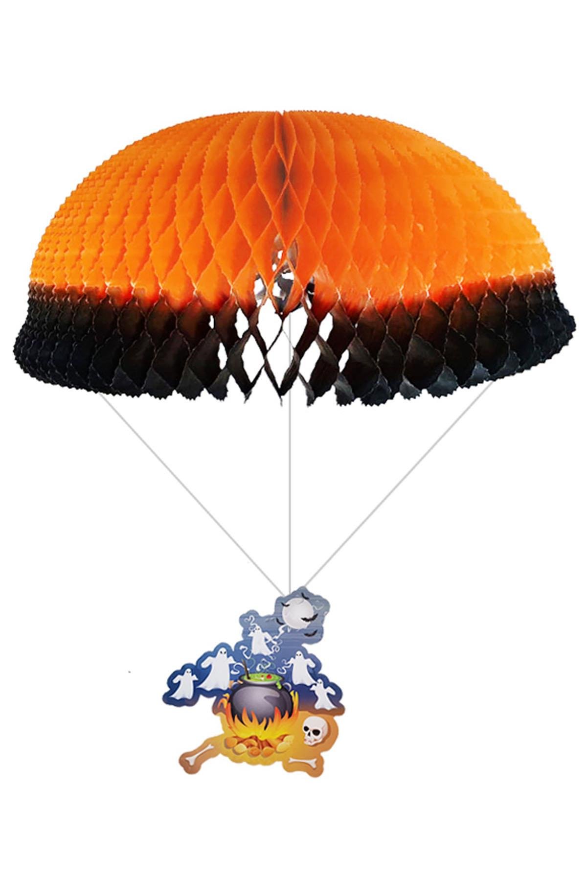 Halloween Kazan Figürlü Paraşüt Süs