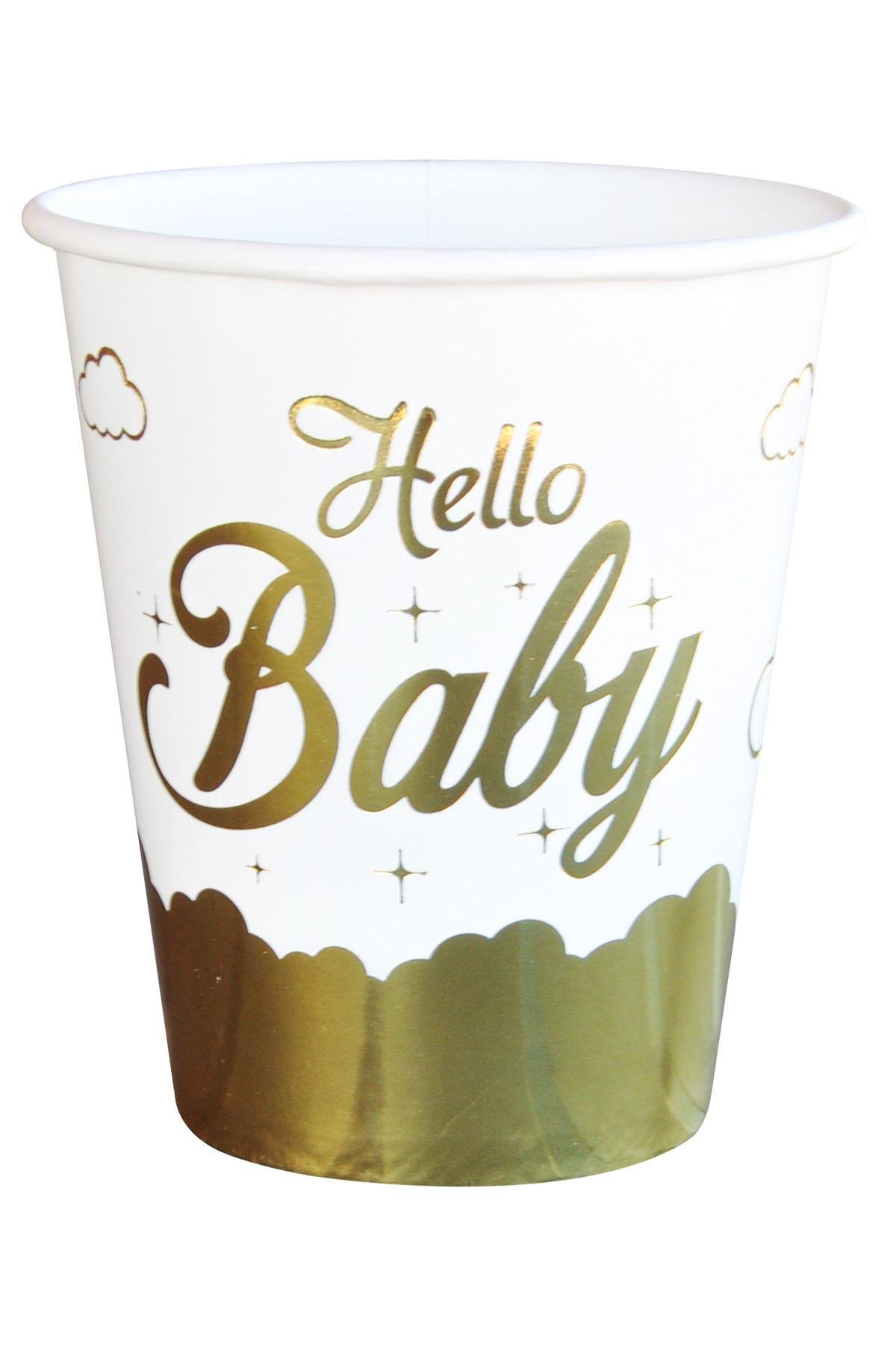Hello Baby Karton Bardak 6'lı