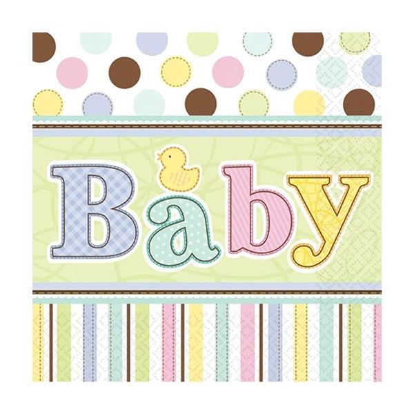 Hoş Geldin Bebek Kağıt Peçete 33x33 cm 20'li