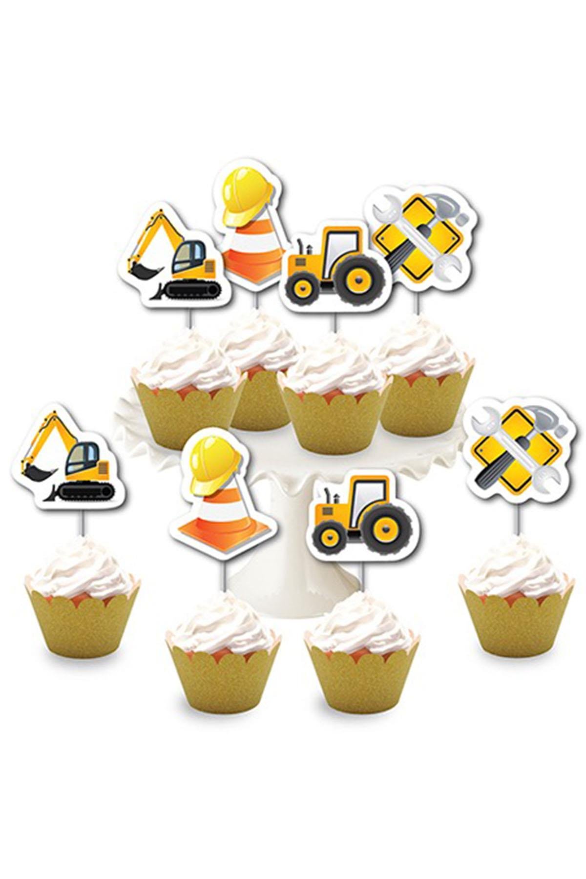 İnşaat Partisi Simli Eva Delux Kürdan 8'li