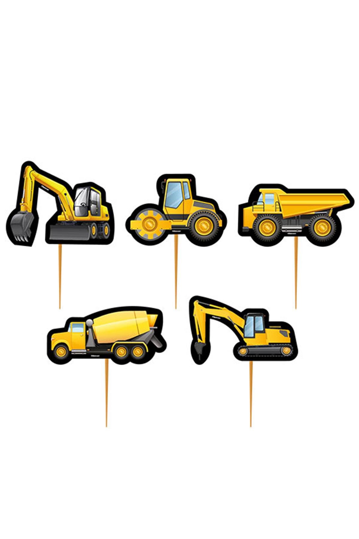 İnşaat Temalı Lisanslı Kürdan 10'lu