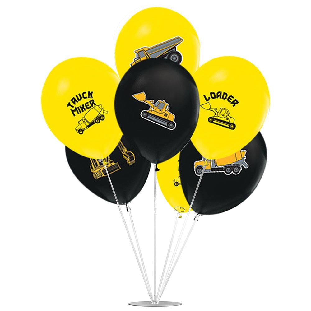 İnşaat Temalı Temalı Balon Stand Set 7'li
