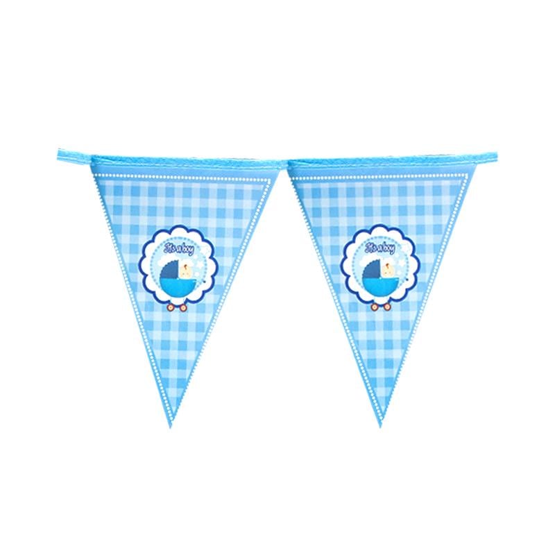 Its'a Boy Üçgen Bayrak Afiş