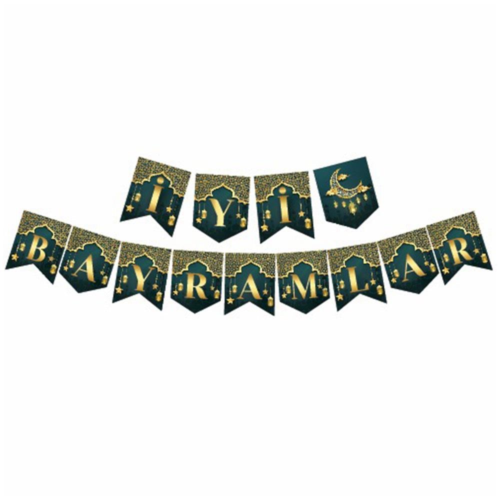 İyi Bayramlar Temalı Harf Afiş