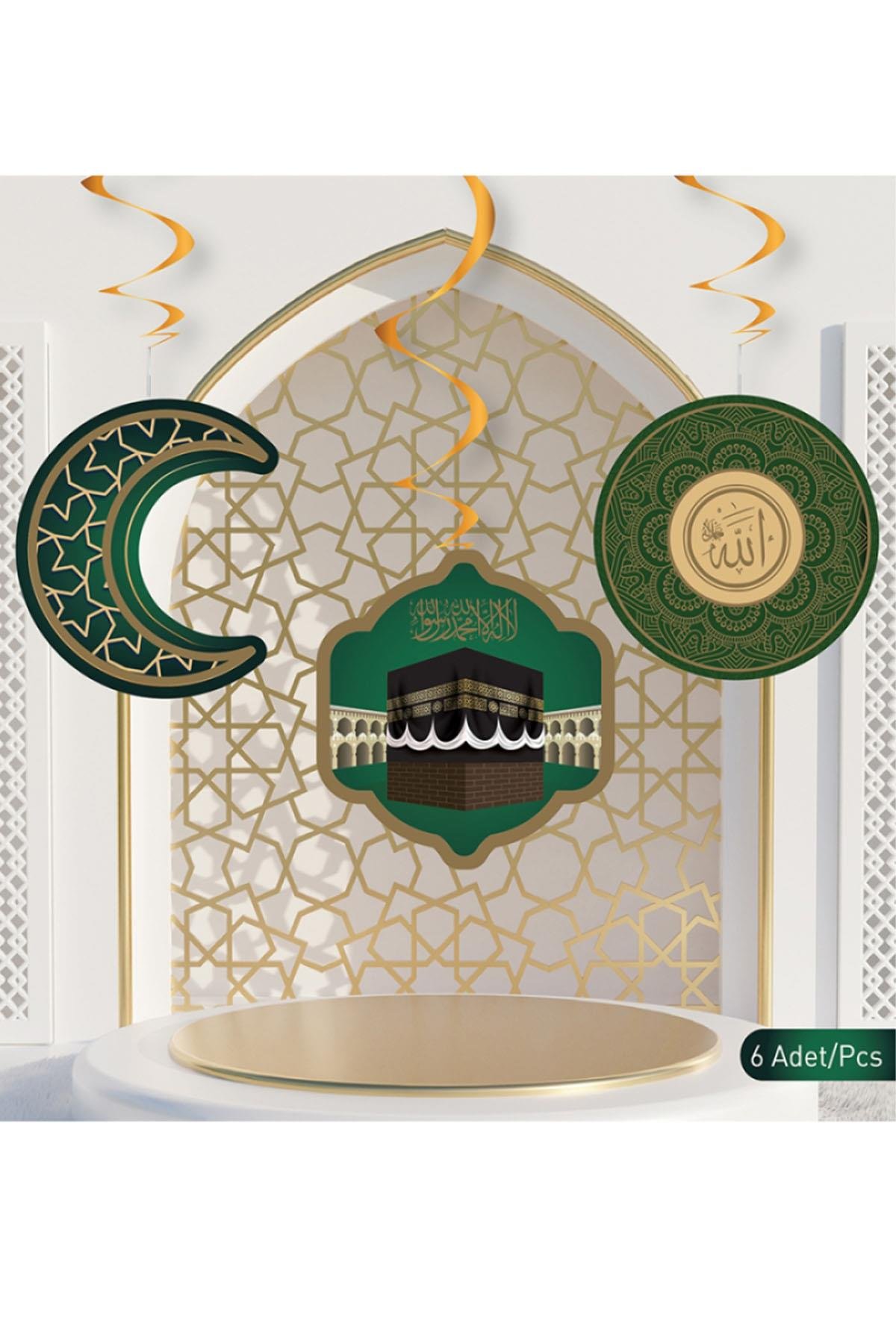 Kabe Temalı Sarkıt Süs 6'lı