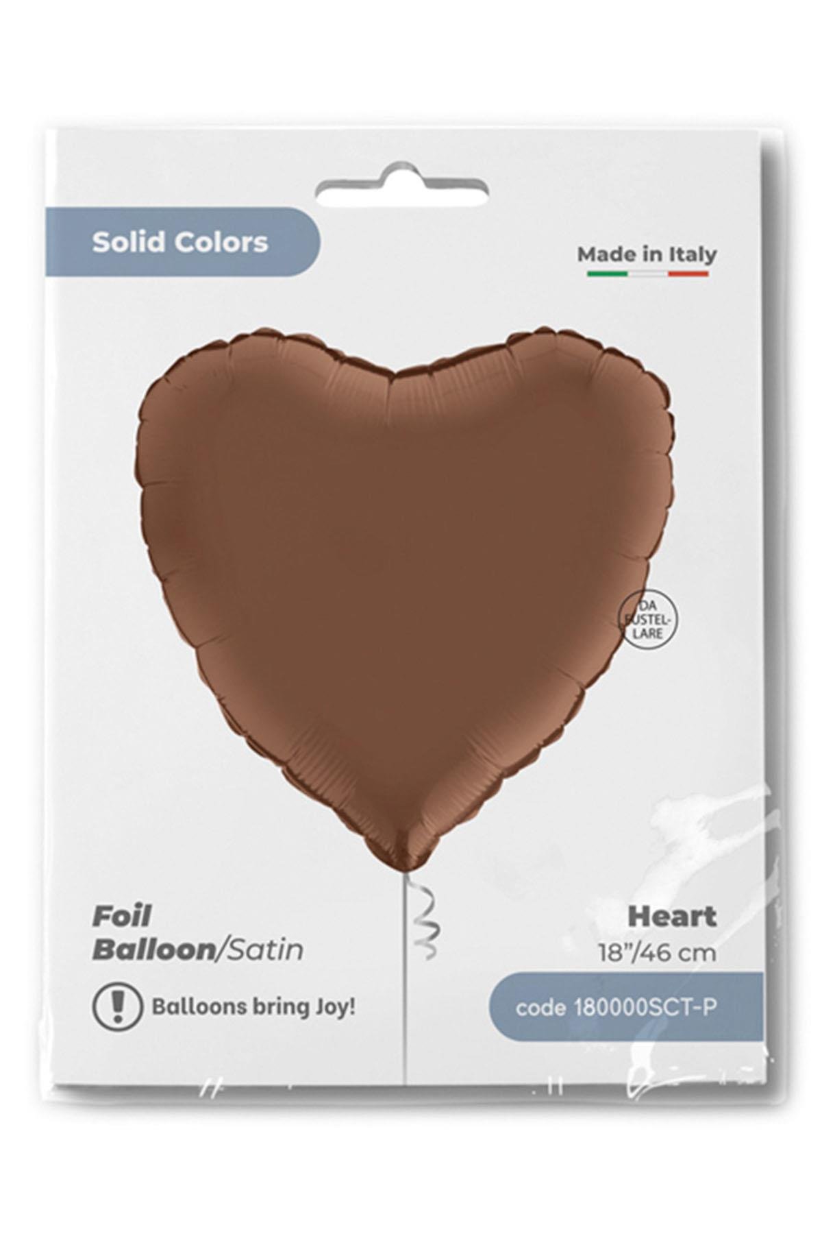 Kalp Grabo Folyo Balon Çikolata 45 cm