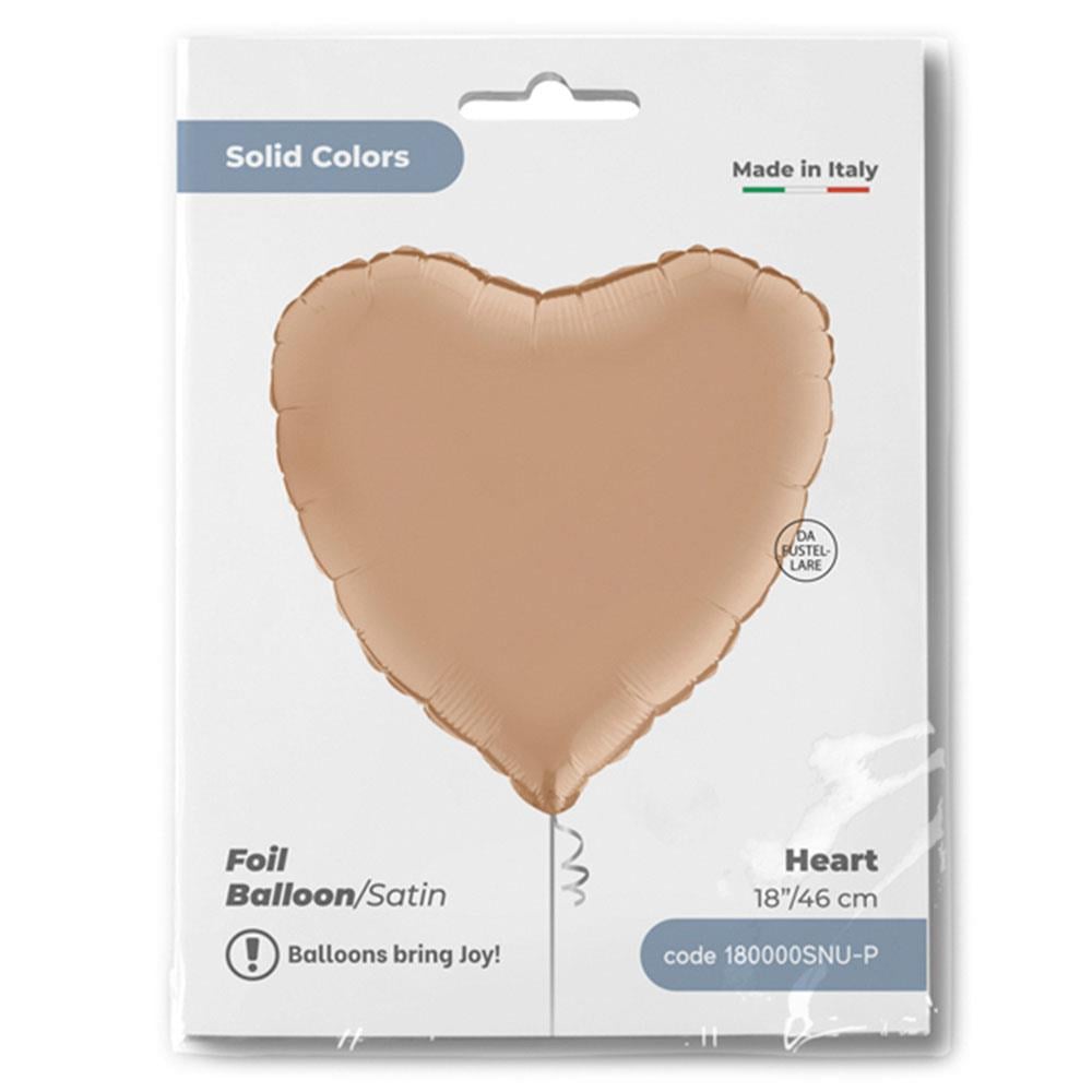 Kalp Grabo Folyo Balon Saten 45 cm