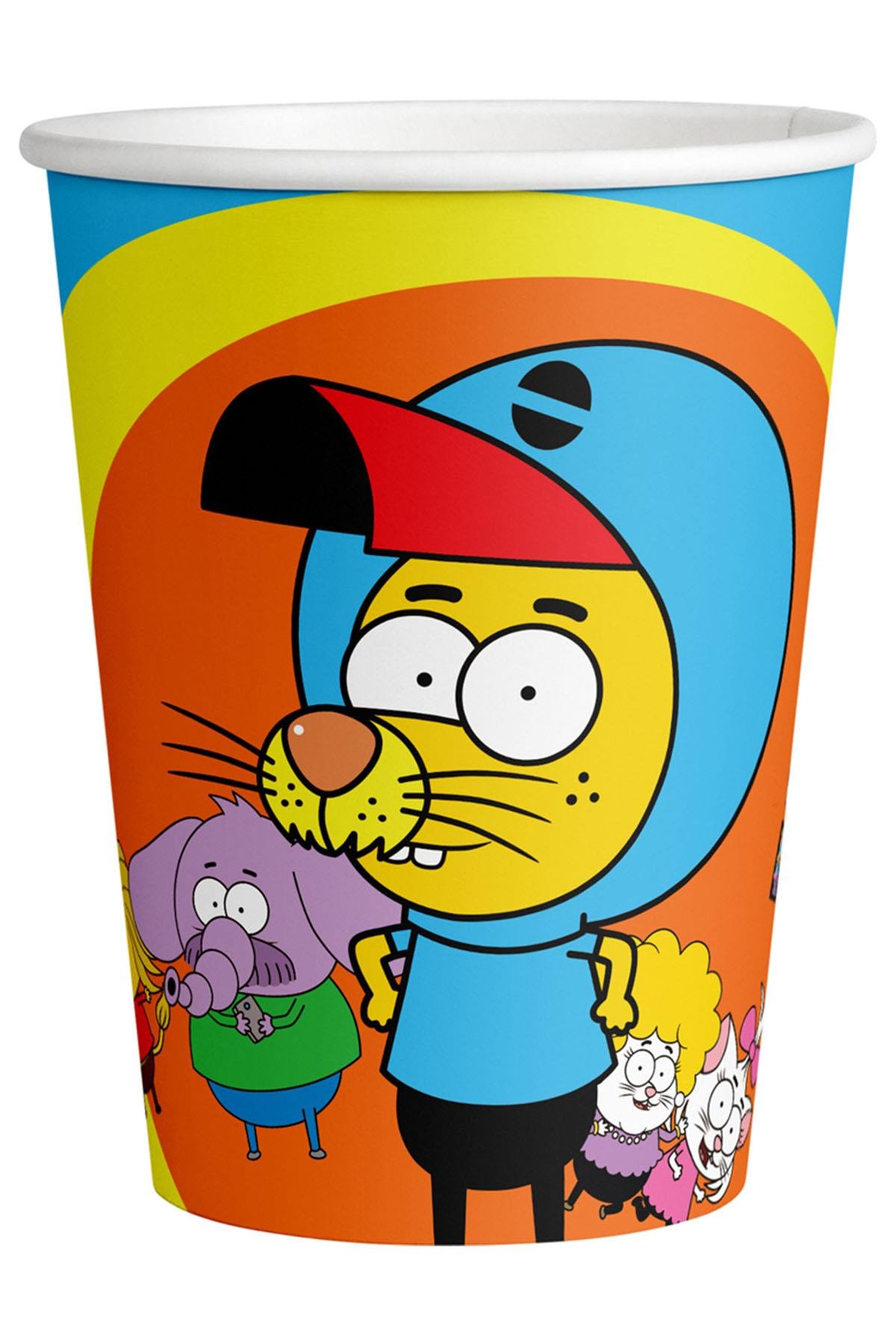 Kral Şakir Action Karton Bardak 8'li