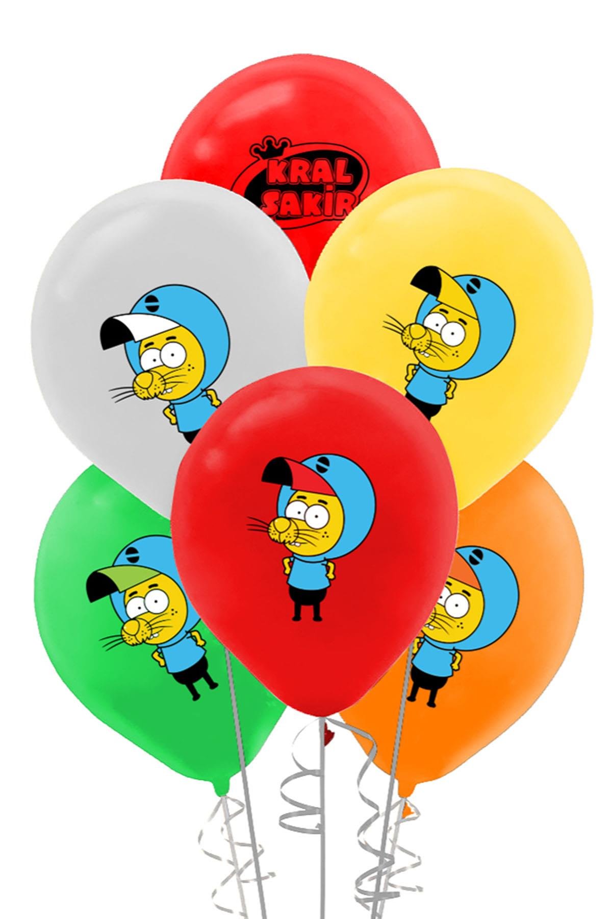 Kral Şakir Lisanslı Lateks Balon 8'li
