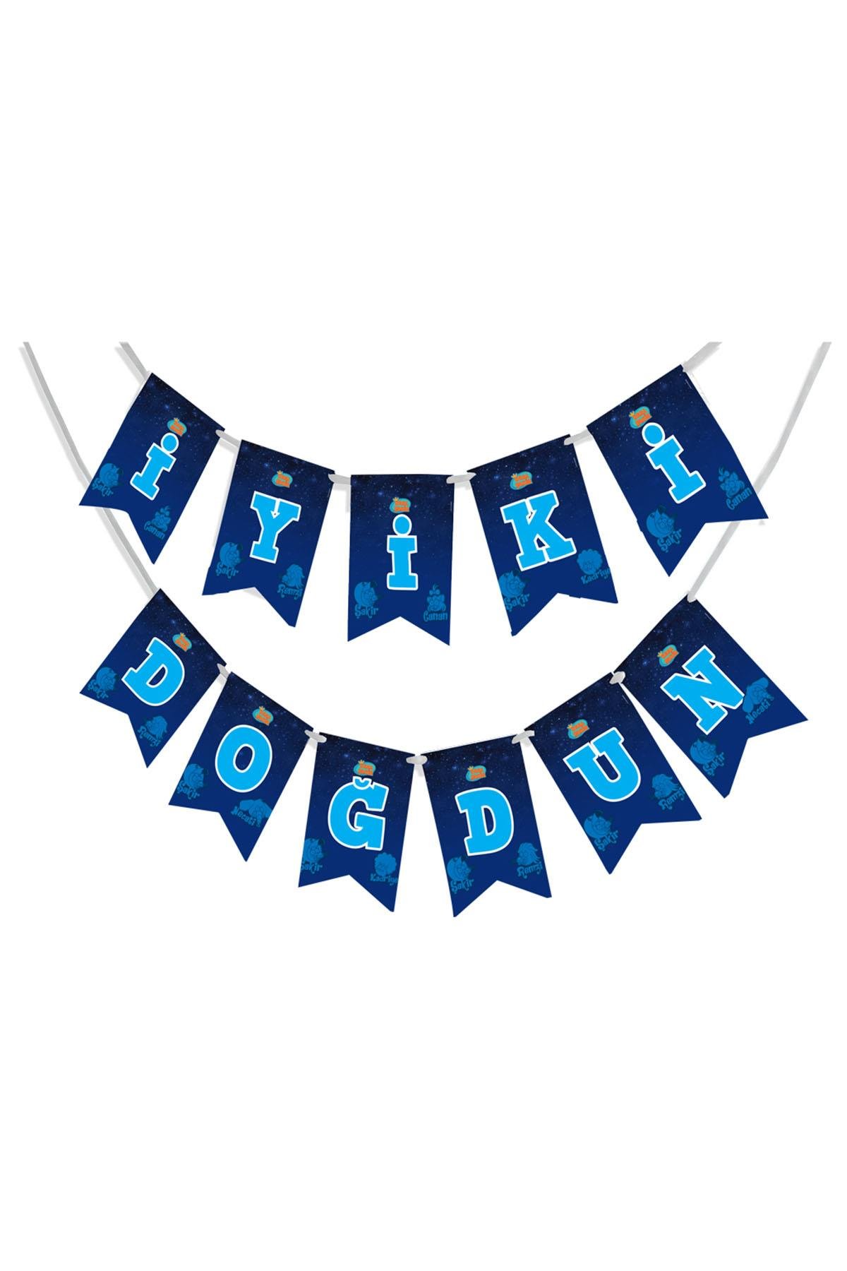 Kral Şakir Uzayda İyi ki Doğdun Harf Afiş