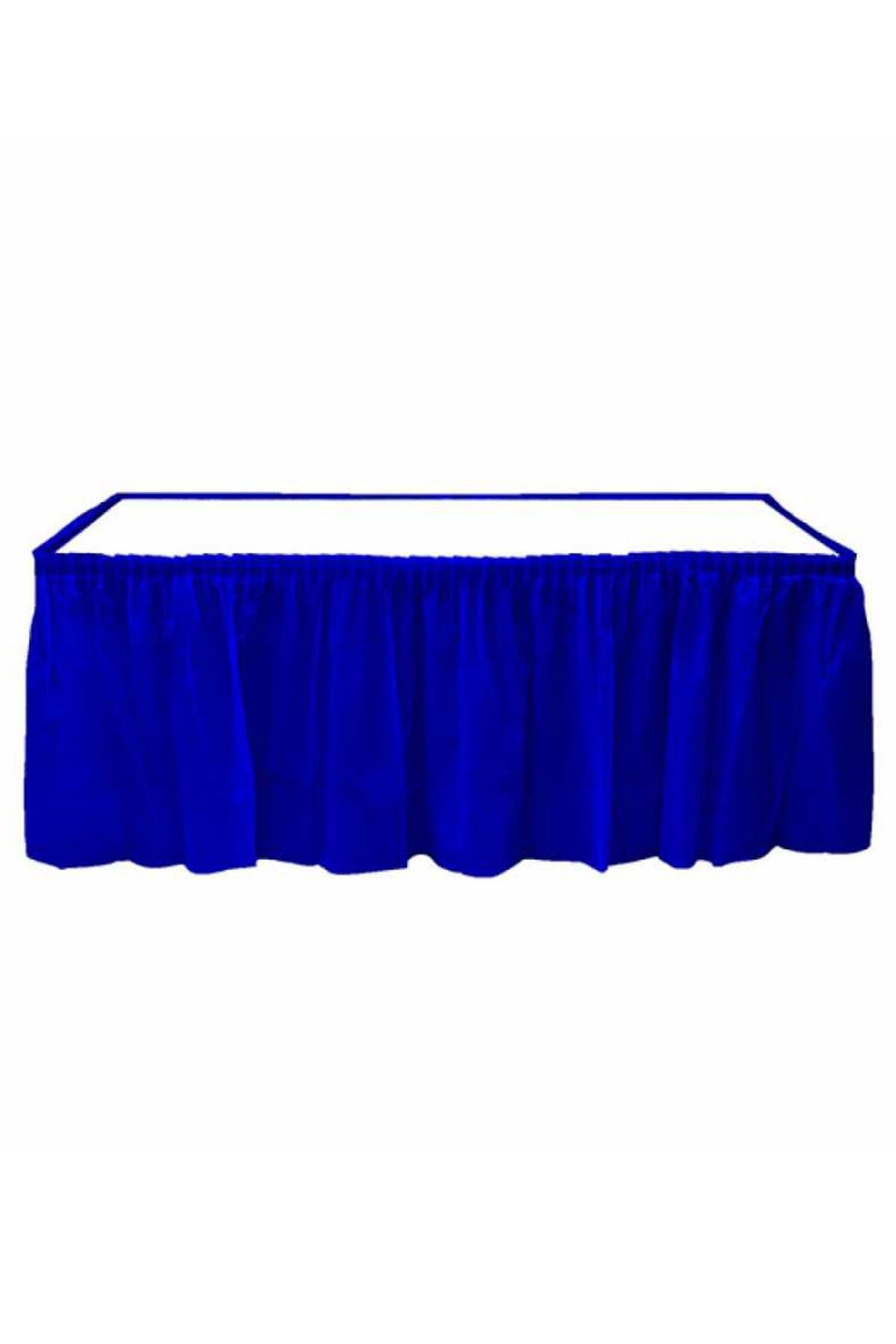 Lacivert Plastik Masa Eteği 75x426 cm
