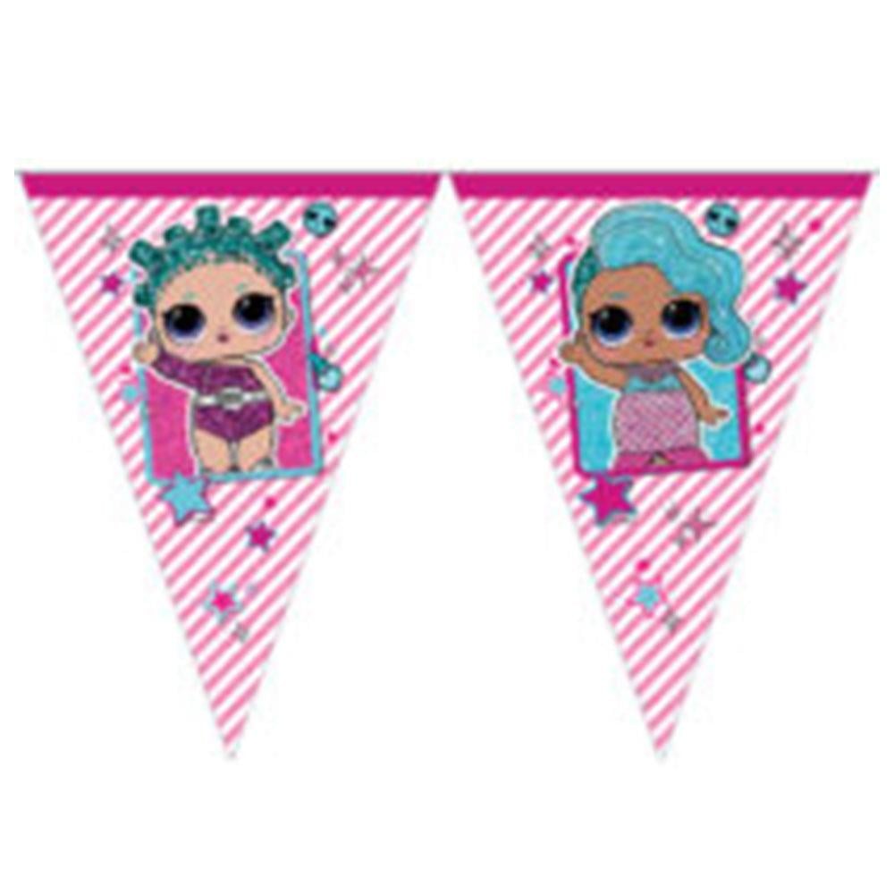 Lol Bebek Lisanslı Üçgen Bayrak Afiş