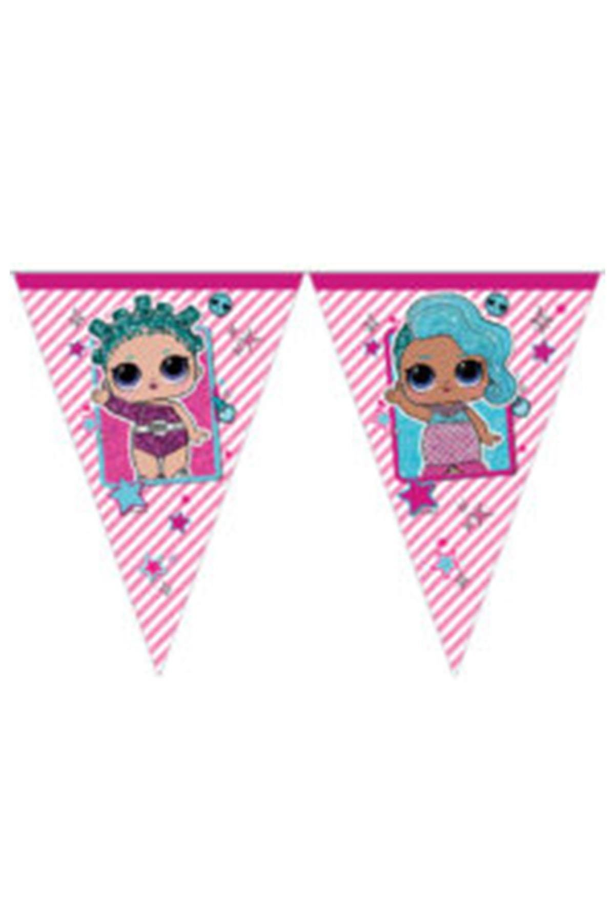 Lol Bebek Lisanslı Üçgen Bayrak Afiş
