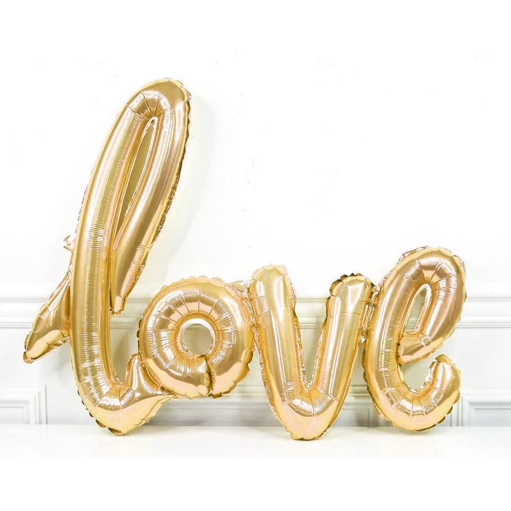 Love Folyo Balon Altın