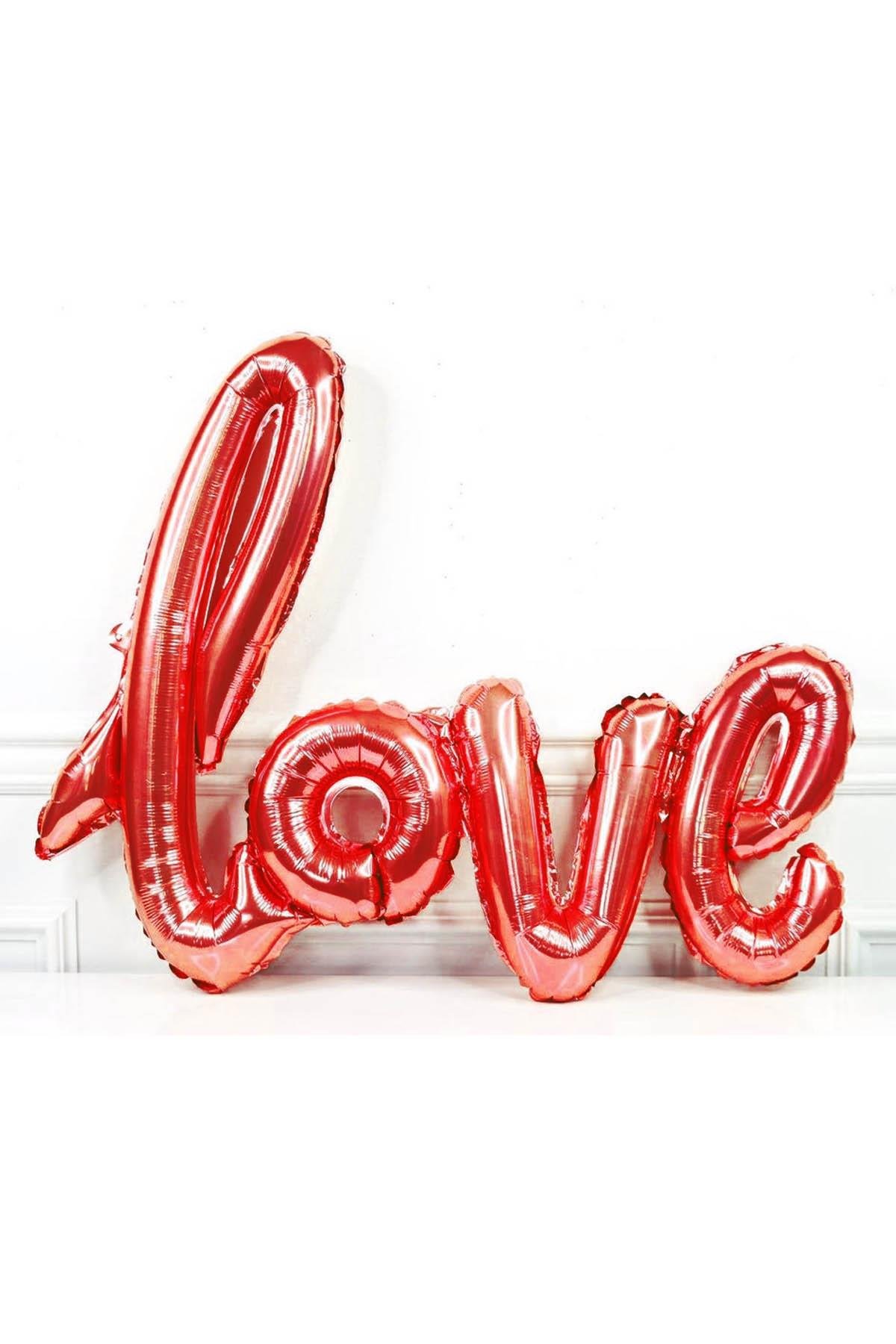Love Folyo Balon Kırmızı