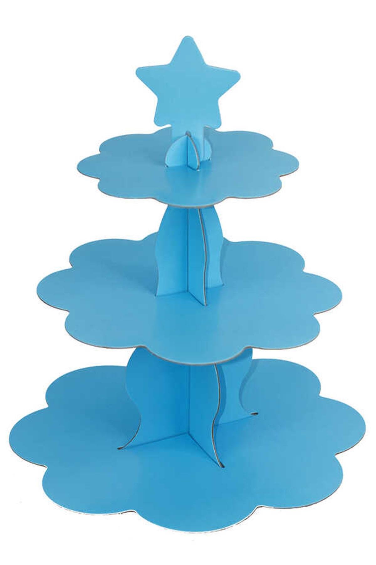 Mavi Cupcake Standı