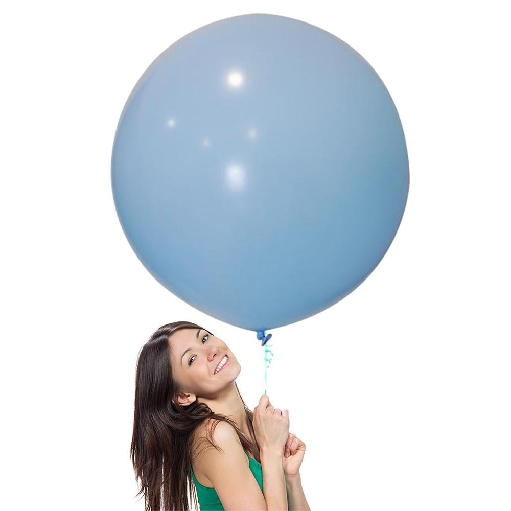 Mavi Makaron Jumbo Lateks Balon 60 cm