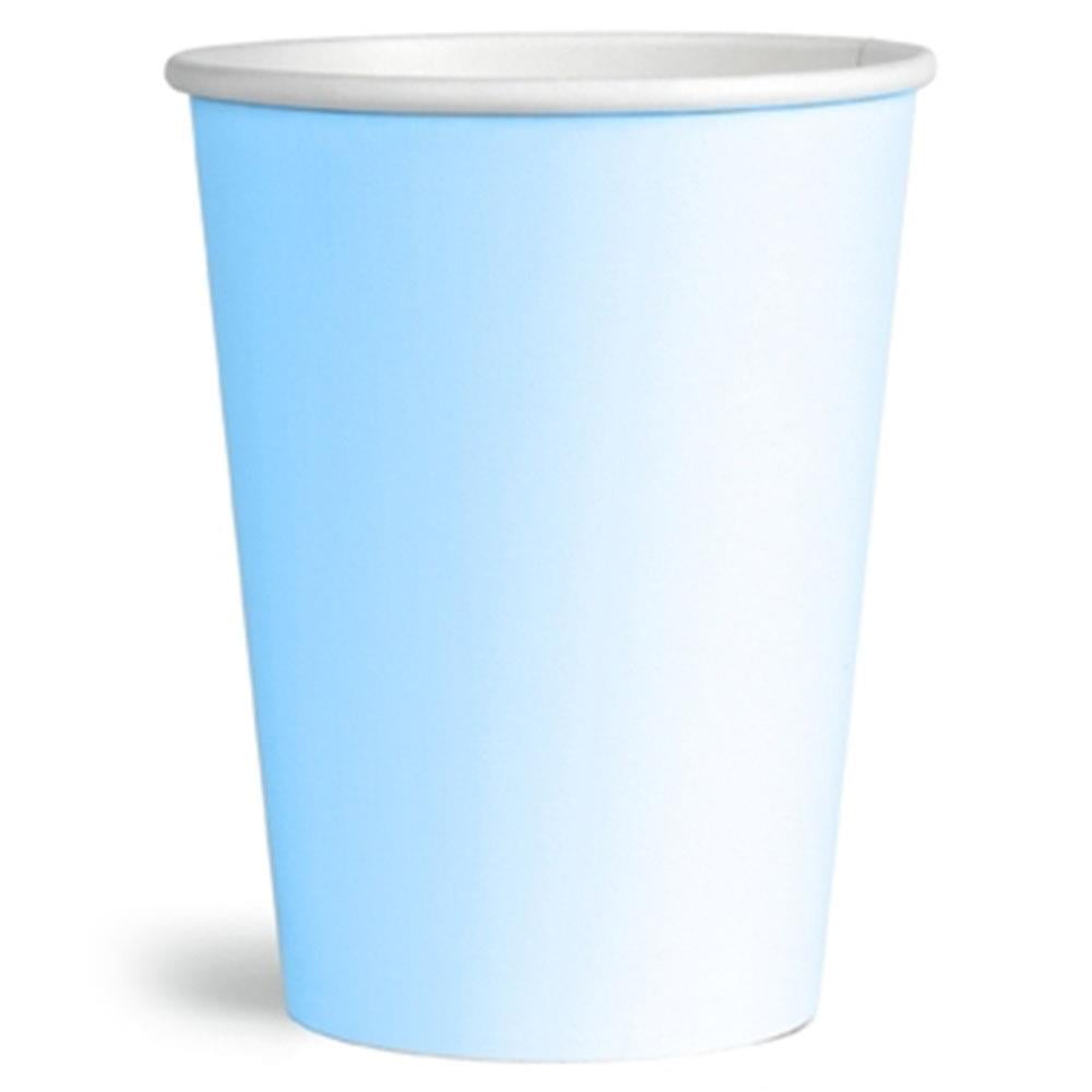 Mavi Makaron Karton Bardak 8'li