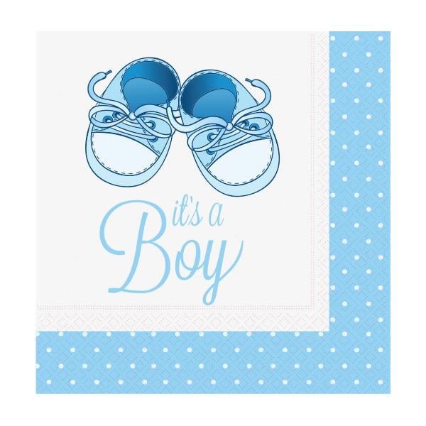 Mavi Patikler Kağıt Peçete 33x33 cm 20'li