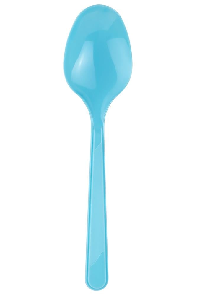 Mavi Plastik Kaşık 24'lü